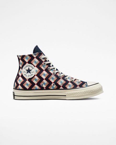 Zapatillas Altas Converse Chuck 70 Twisted Classics Hombre Obsidian Azules | PE 28W045